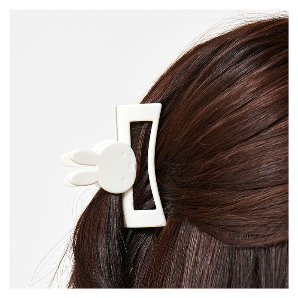 Miffy Hair Claw Clip Small - Ivory