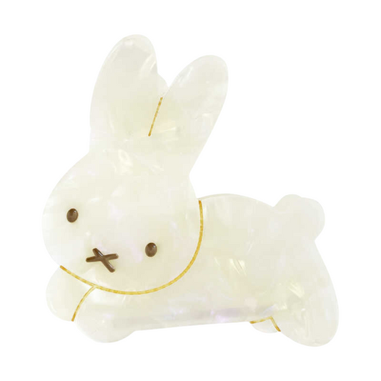 Miffy Hair Claw Clip MF - Pearl Ivory