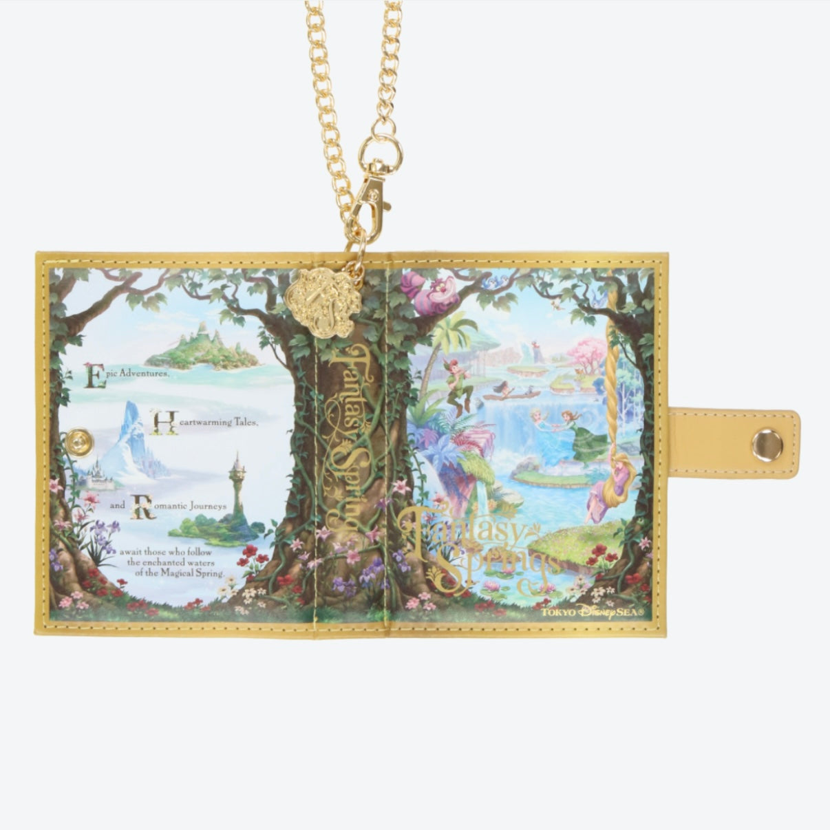 Disneysea Fantasy Spring Mini Wallet with Chain