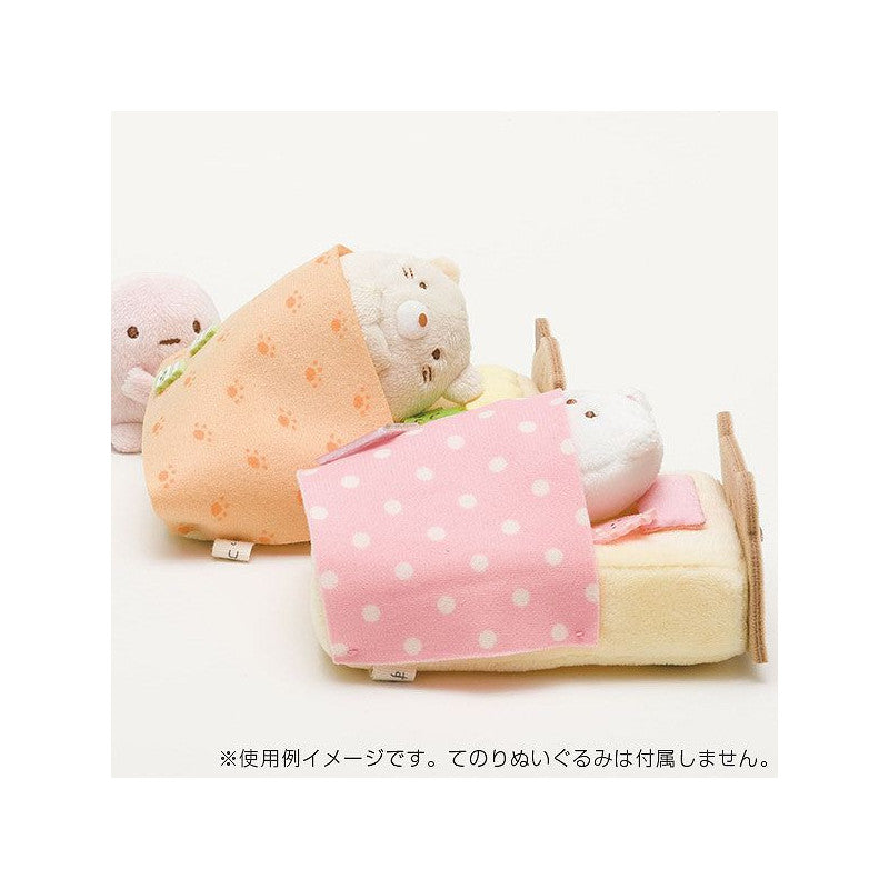 Sumikko Gurashi Pink Bed for Mini Plushie Furniture Accessories